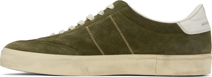 Golden Goose Khaki Soul Star Sneakers - Image 3