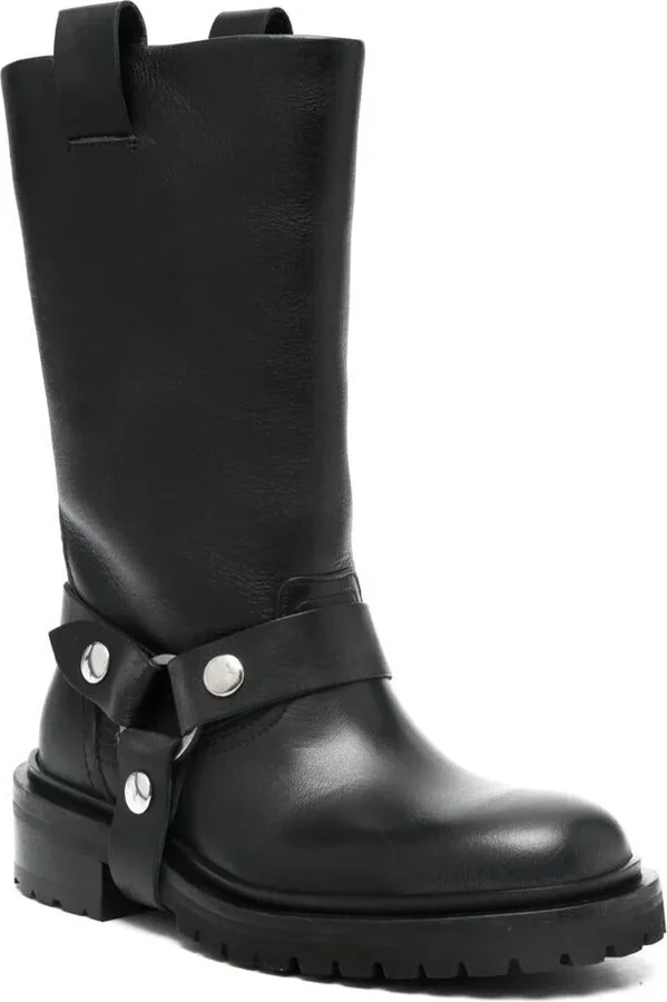 Golden Goose Kurt Shiny Leather Upper With Strap Shoes - Image 3