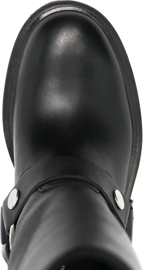 Golden Goose Kurt Shiny Leather Upper With Strap Shoes - Image 4