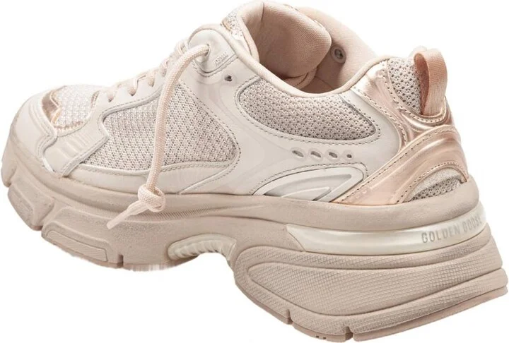 Golden Goose Leather And Mesh Sneakers - Image 4