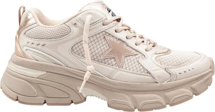 Golden Goose Leather And Mesh Sneakers