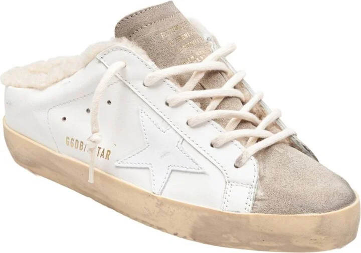 Golden Goose Leather And Suede Sabot - Image 2