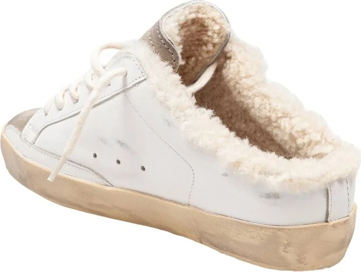 Golden Goose Leather And Suede Sabot - Image 4