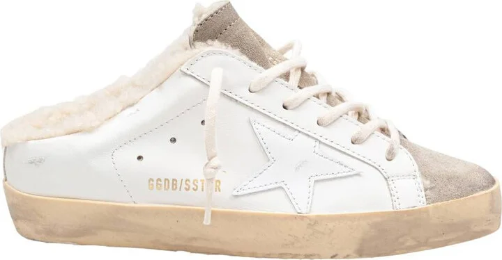 Golden Goose Leather And Suede Sabot