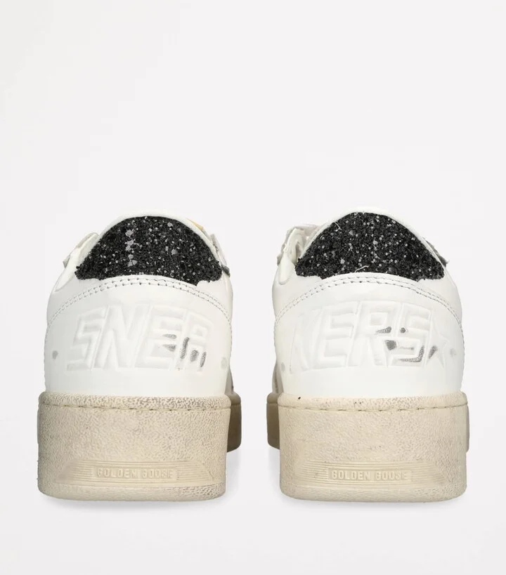 Golden Goose Leather Ball Star Low-Top Sneakers - Image 2