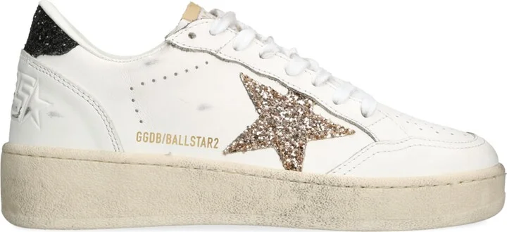 Golden Goose Leather Ball Star Low-Top Sneakers