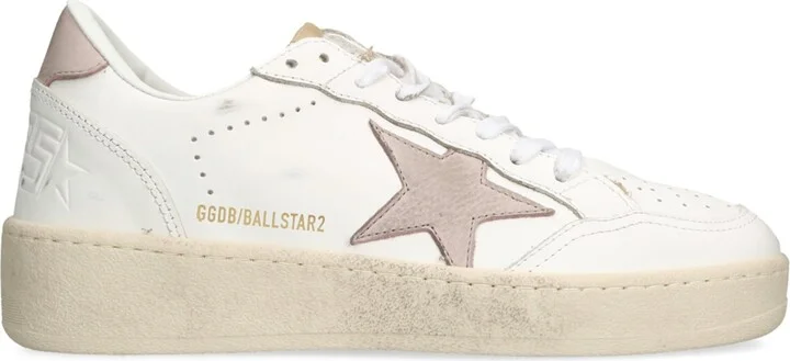 Golden Goose Leather Ball Star Low-Top Sneakers