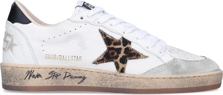 Golden Goose Leather Ball Star Sneakers - Image 3