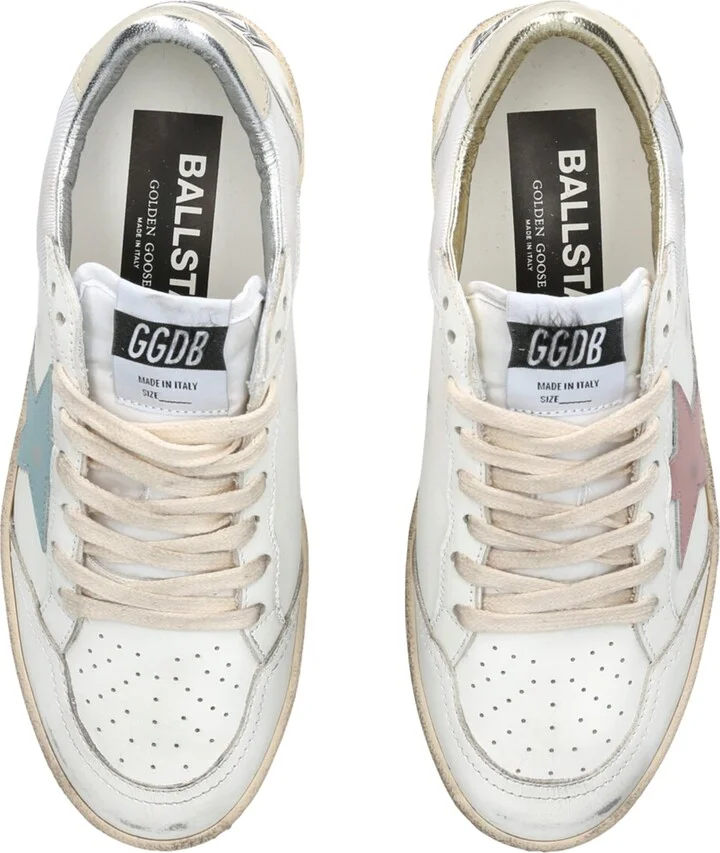 Golden Goose Leather Ball Star Sneakers - Image 4