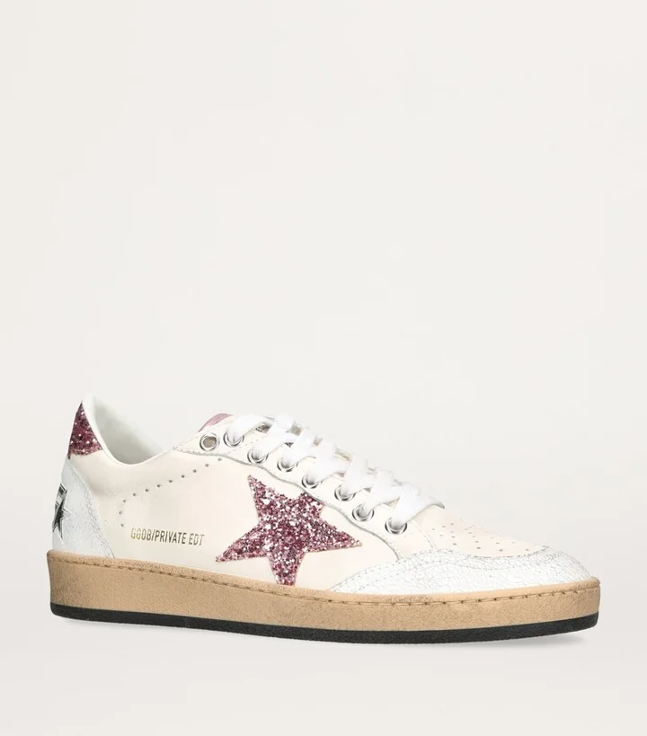 Golden Goose Leather Ball Star Sneakers - Image 4