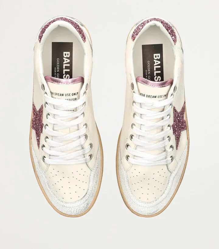 Golden Goose Leather Ball Star Sneakers - Image 6