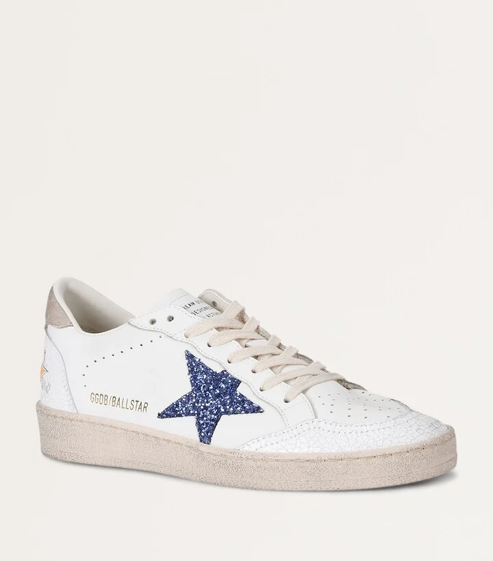 Golden Goose Leather Ball Star Sneakers - Image 4