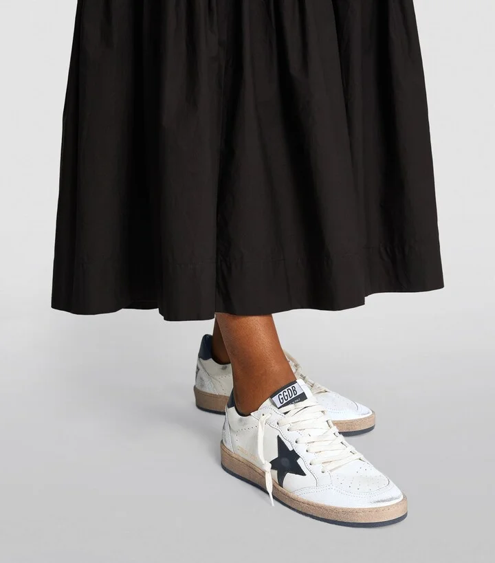 Golden Goose Leather Ball Star Sneakers - Image 2