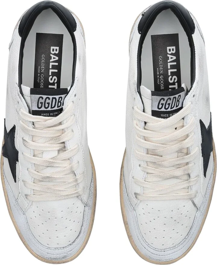 Golden Goose Leather Ball Star Sneakers - Image 3