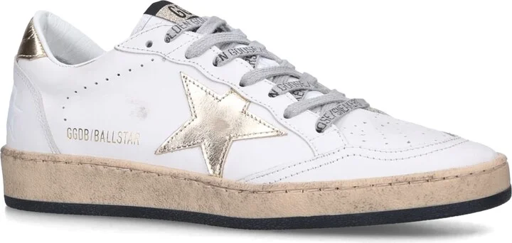 Golden Goose Leather Ball Star Sneakers - Image 3