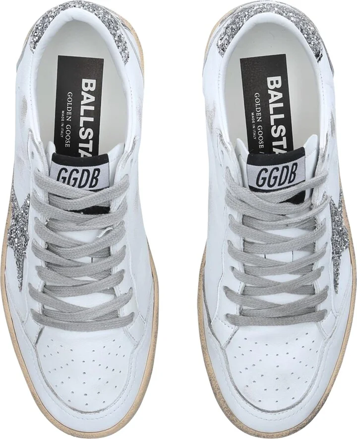 Golden Goose Leather Ball Star Sneakers - Image 3