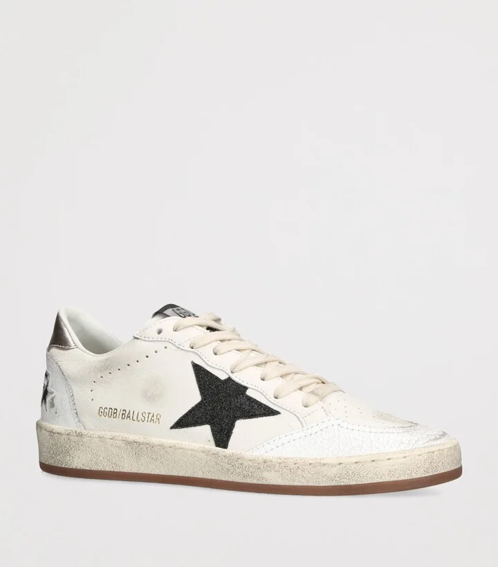 Golden Goose Leather Ball Star Sneakers - Image 3