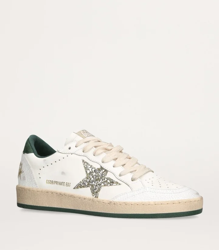 Golden Goose Leather Ball Star Sneakers - Image 4