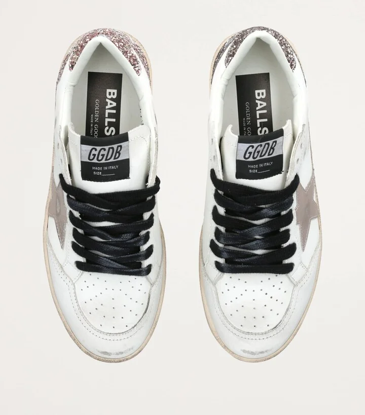 Golden Goose Leather Ball Star Sneakers - Image 6