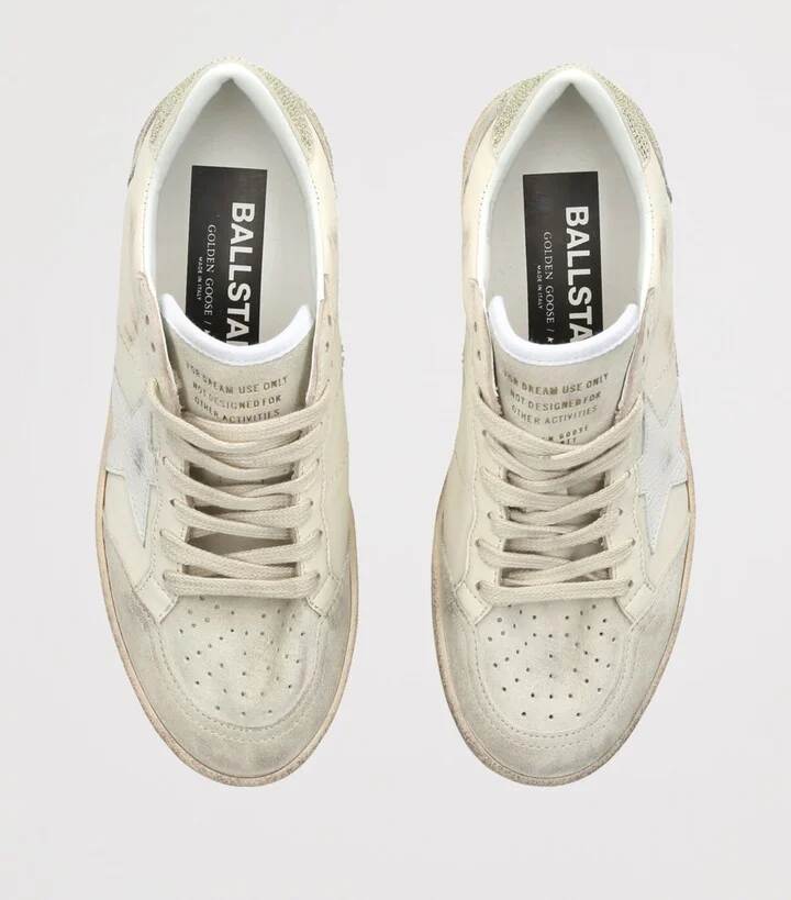 Golden Goose Leather Ball Star Sneakers - Image 4
