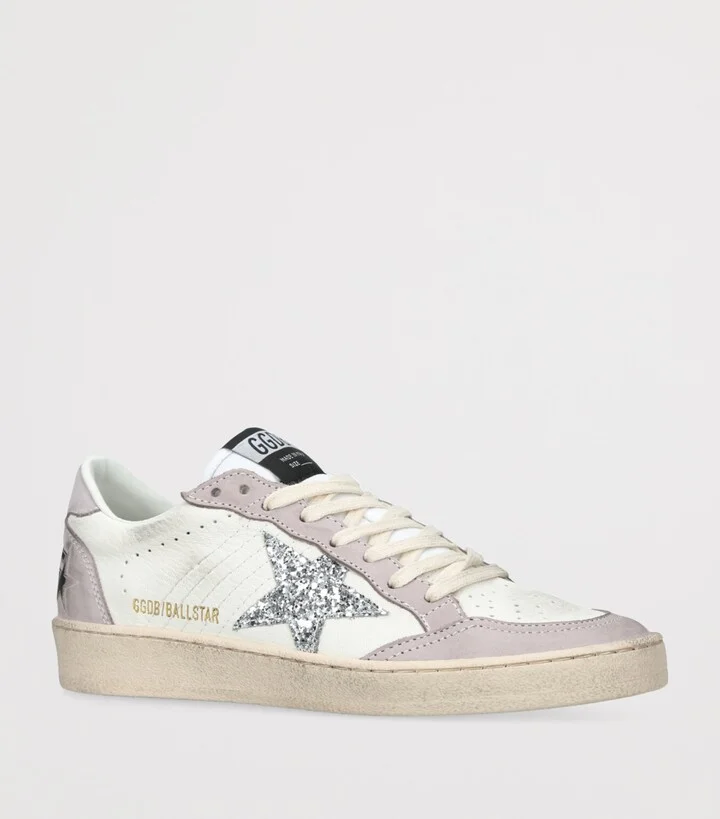 Golden Goose Leather Ball Star Sneakers - Image 3