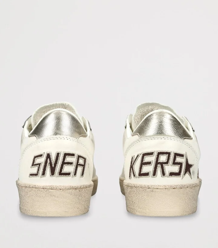 Golden Goose Leather Ball Star Sneakers - Image 2