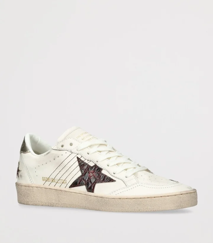 Golden Goose Leather Ball Star Sneakers - Image 3