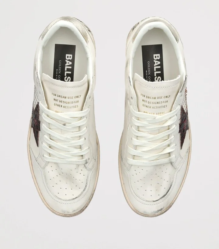Golden Goose Leather Ball Star Sneakers - Image 4