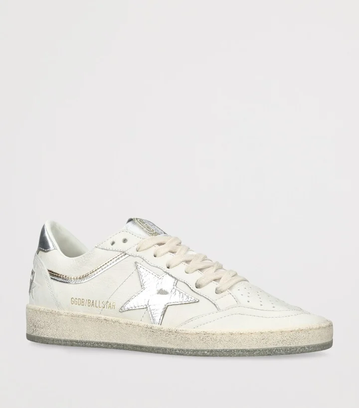 Golden Goose Leather Ball Star Sneakers - Image 3
