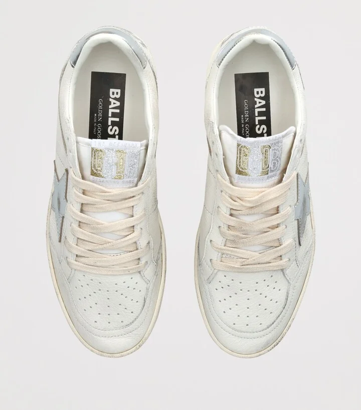 Golden Goose Leather Ball Star Sneakers - Image 4