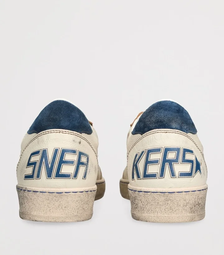 Golden Goose Leather Ball Star Sneakers - Image 2