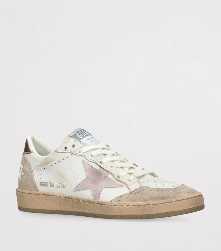 Golden Goose Leather Ball Star Sneakers - Image 3