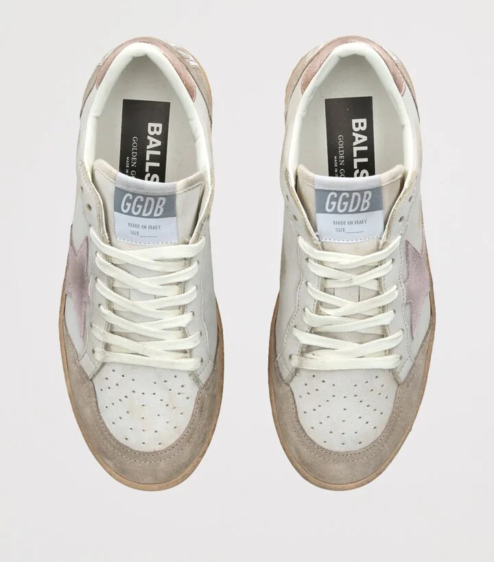 Golden Goose Leather Ball Star Sneakers - Image 4