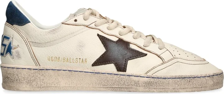 Golden Goose Leather Ball Star Sneakers
