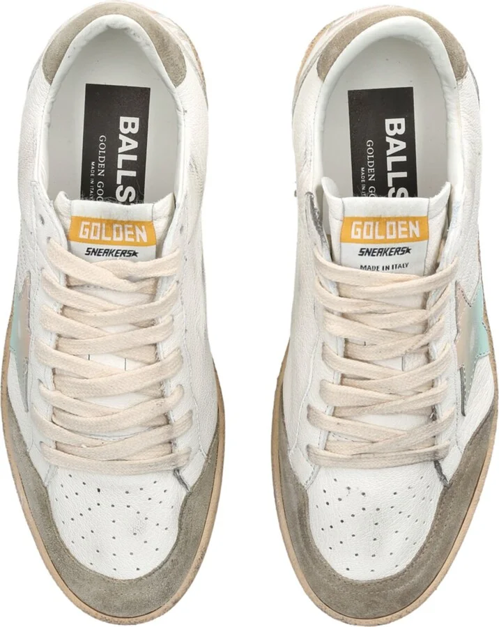 Golden Goose Leather Ballstar Low-Top Sneakers - Image 4