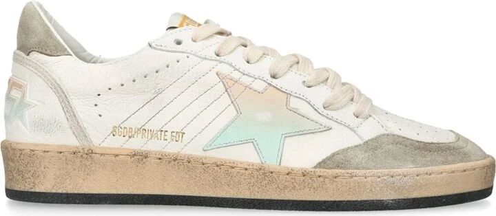 Golden Goose Leather Ballstar Low-Top Sneakers