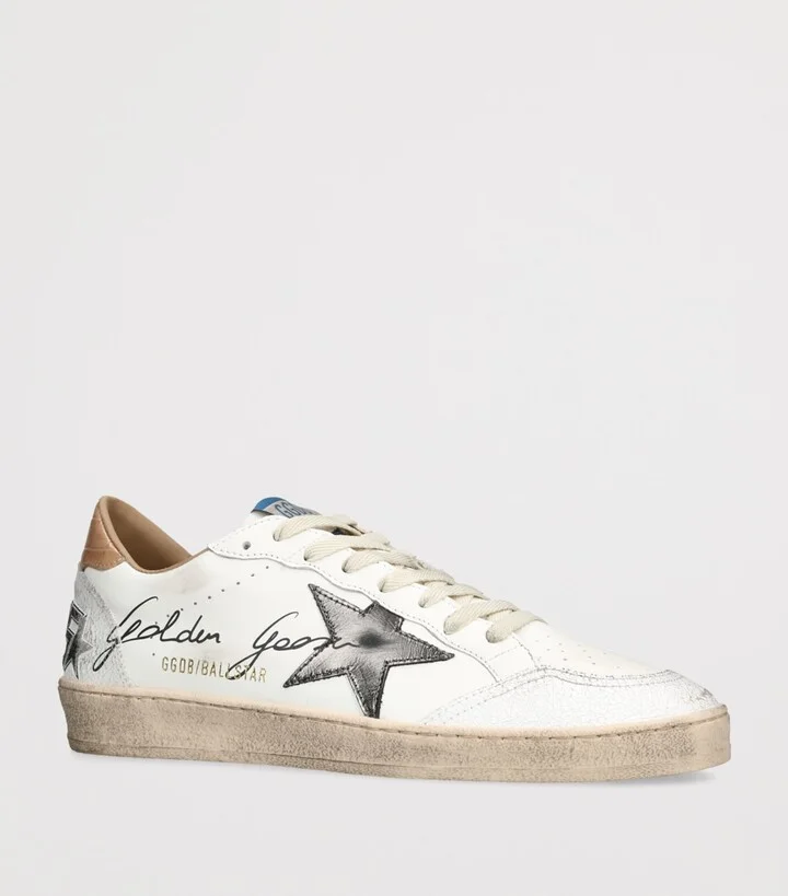 Golden Goose Leather Ballstar Sneakers - Image 3
