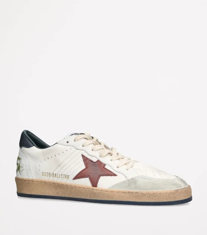 Golden Goose Leather Ballstar Sneakers - Image 3