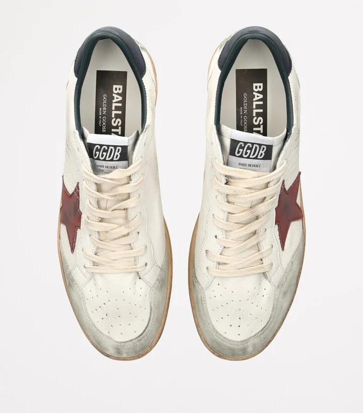 Golden Goose Leather Ballstar Sneakers - Image 4