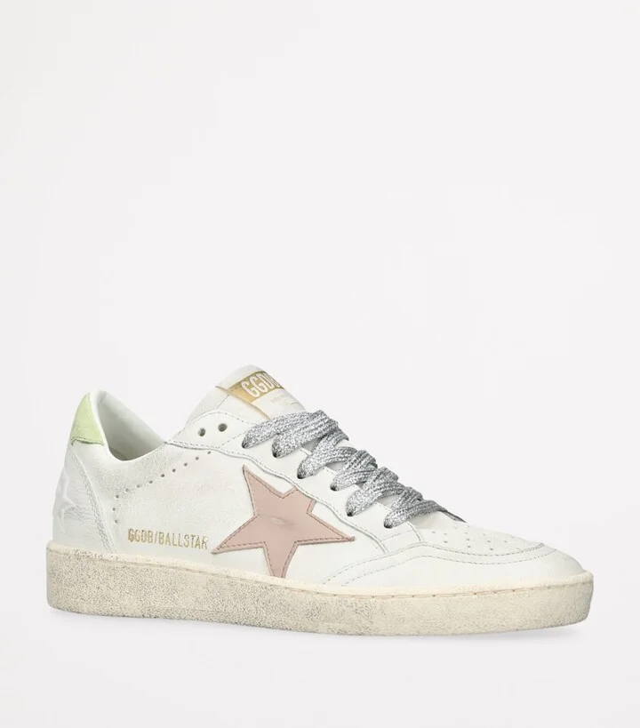Golden Goose Leather Ballstar Sneakers - Image 3
