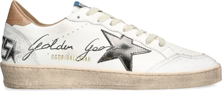 Golden Goose Leather Ballstar Sneakers