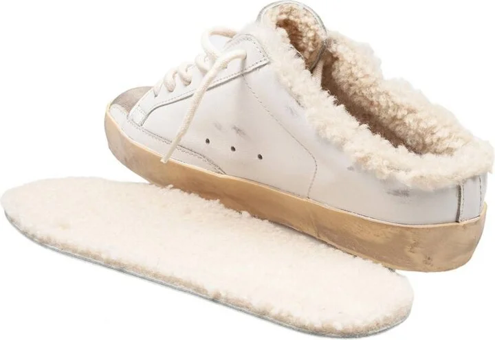 Golden Goose Leather Clogs Covered With Glitter - Image 6