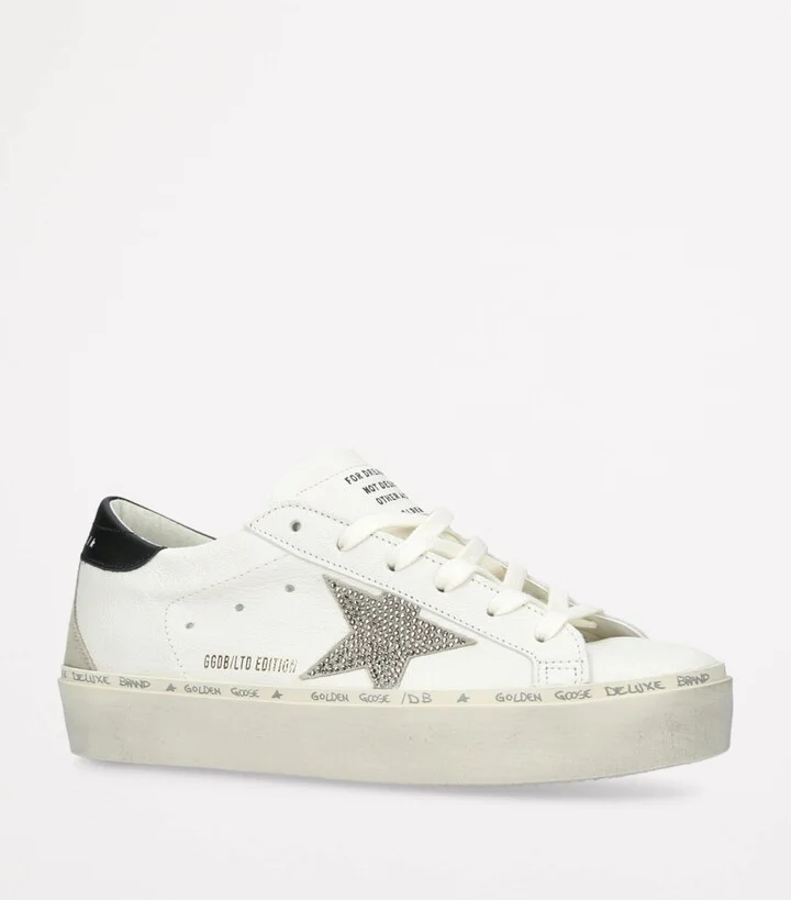 Golden Goose Leather Hi Star Sneakers - Image 3
