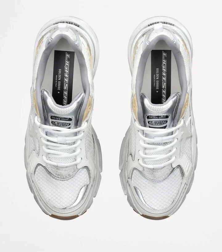 Golden Goose Leather Light Star Sneakers - Image 4