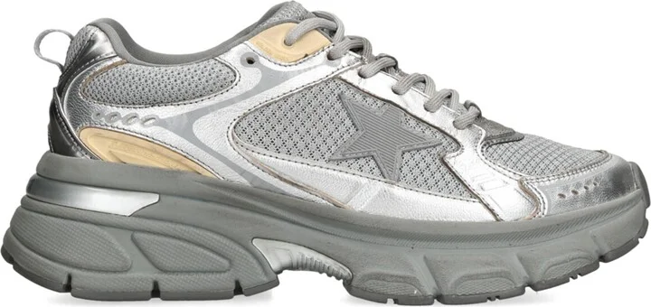Golden Goose Leather Lightstar Low-Top Sneakers