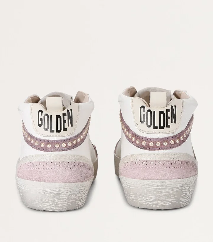Golden Goose Leather Mid Star Sneakers - Image 2