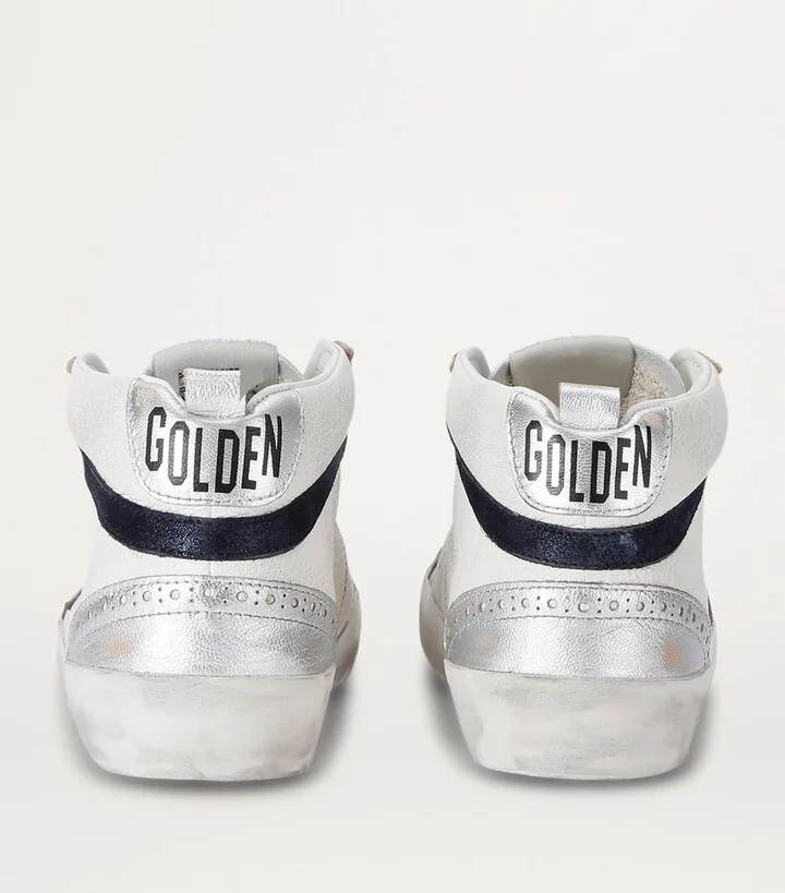 Golden Goose Leather Mid Star Sneakers - Image 2