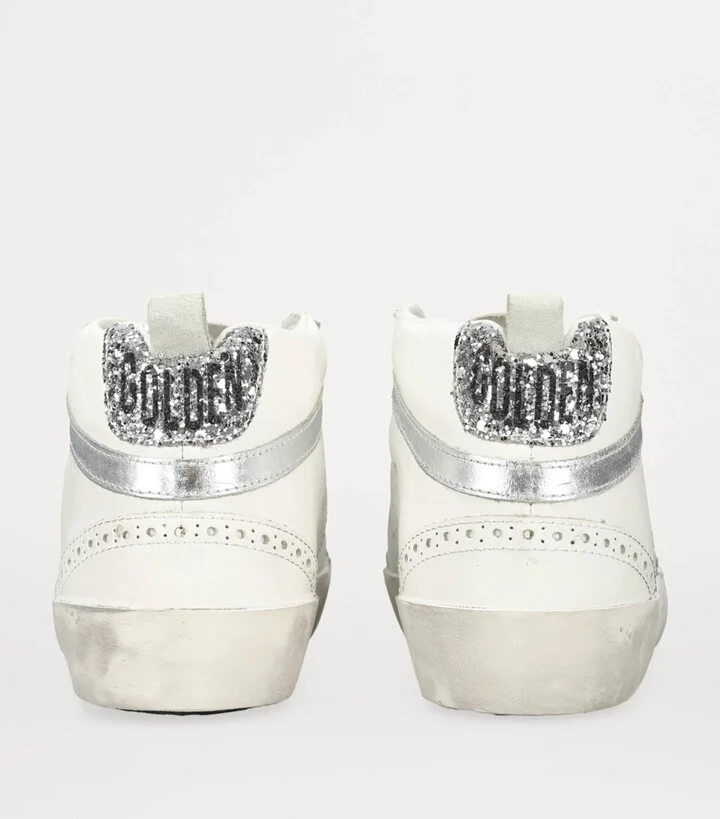 Golden Goose Leather Mid Star Sneakers - Image 2