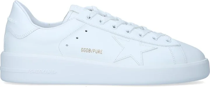 Golden Goose Leather Purestar Low-Top Sneakers - Image 2