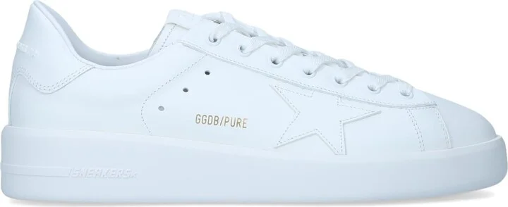 Golden Goose Leather Purestar Low-Top Sneakers